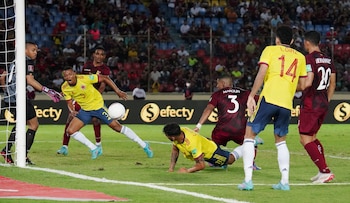 La última vez que Colombia y Venezuela se vieron las caras fue el 29 de marzo de 2022 en el estadio Centro Total de Entrenamiento de Cachamay - crédito Manaure Quintero / REUTERS