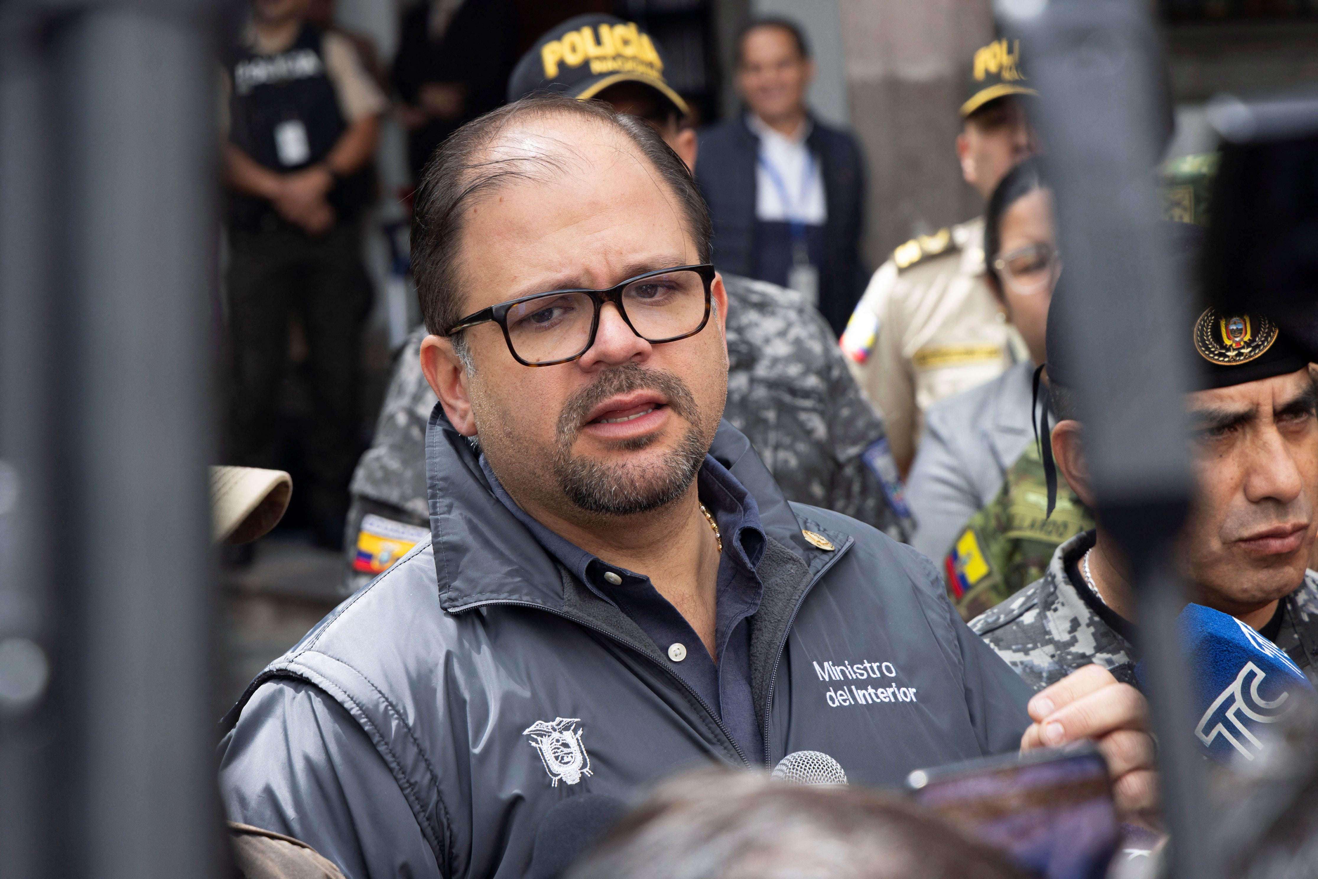 El ministro del Interior de Ecuador, John Reimberg (REUTERS/Karen Toro/Archivo)