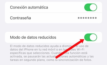 Ahorrar datos al momento de