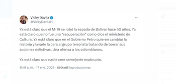 La periodista Vicky Dávila critica