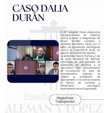 John Kelvin evita prisión tras condena por agresión psicológica a Dalia Durán, pero enfrenta nuevas investigaciones. Captura: Poder Judicial.