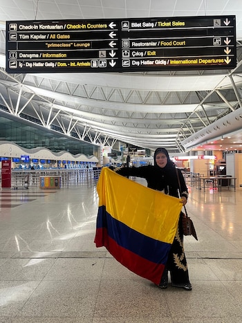 La salida de la colombiana del territorio iraní fue gestionada por la sección consular - crédito Cancillería