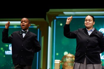 Los niños del Colegio de