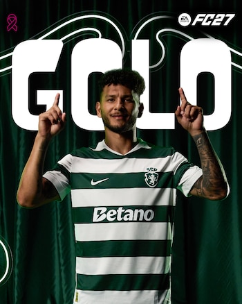 El colombiano volvió anotar con el Sporting de Lisboa - crédito @SportingCP/X