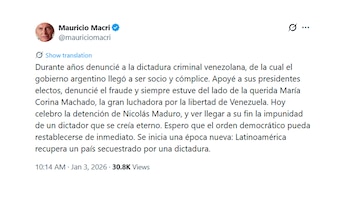 El expresidente Mauricio Macri destacó