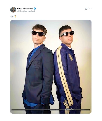 El guiño de Enzo Fernández