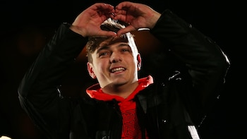PYEONGCHANG-GUN, SOUTH KOREA - FEBRUARY 25: DJ Martin Garrix performs during the Closing Ceremony of the PyeongChang 2018 Winter Olympic Games at PyeongChang Olympic Stadium on February 25, 2018 in Pyeongchang-gun, South Korea. (Photo by Dan Istitene/Getty Images)