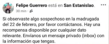 El profe solicitó ayuda a
