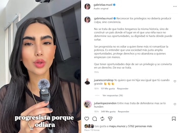 Muñoz compartió el video desde sus cuentas de Instagram y X la mañana del viernes 21 de agosto de 2026 - crédito @gabrielaa.muol/IG