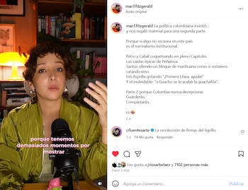 La periodista no descarta una