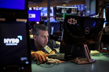 Un trader en el piso