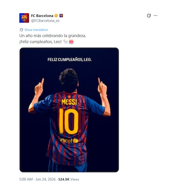 El posteo de Barcelona