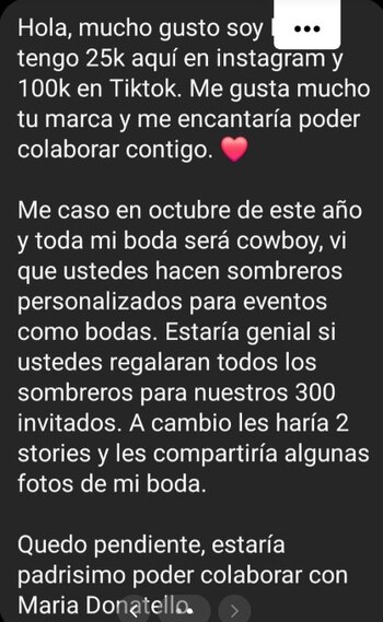 El mensaje que le dejo