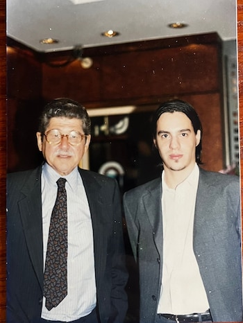 Alfredo Bryce Echenique y Enzo