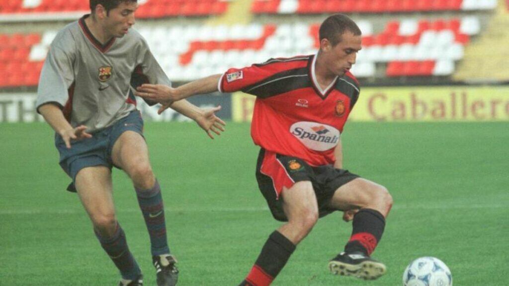 Rubiales en su etapa en el filial del Mallorca.