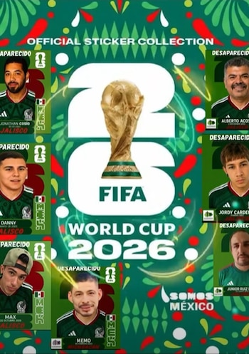 Las estampas muestran a los desaparecidos con la camiseta de la Selección Mexicana y datos clave como nombre, fecha y lugar de desaparición. (Facebook/ Colectivo Luz de Esperanza, Jalisco. Agrupación sin Fines de Lucro)