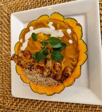 La sopa crema de zapallo