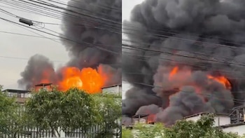 Incendio de gran magnitud en