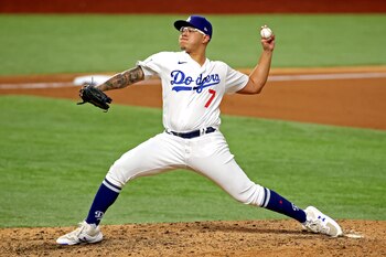 Julio Urías (Foto: Tim Heitman-USA TODAY Sports)