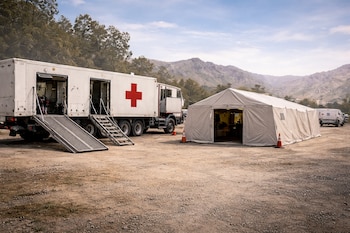 Los hospitales móviles son una