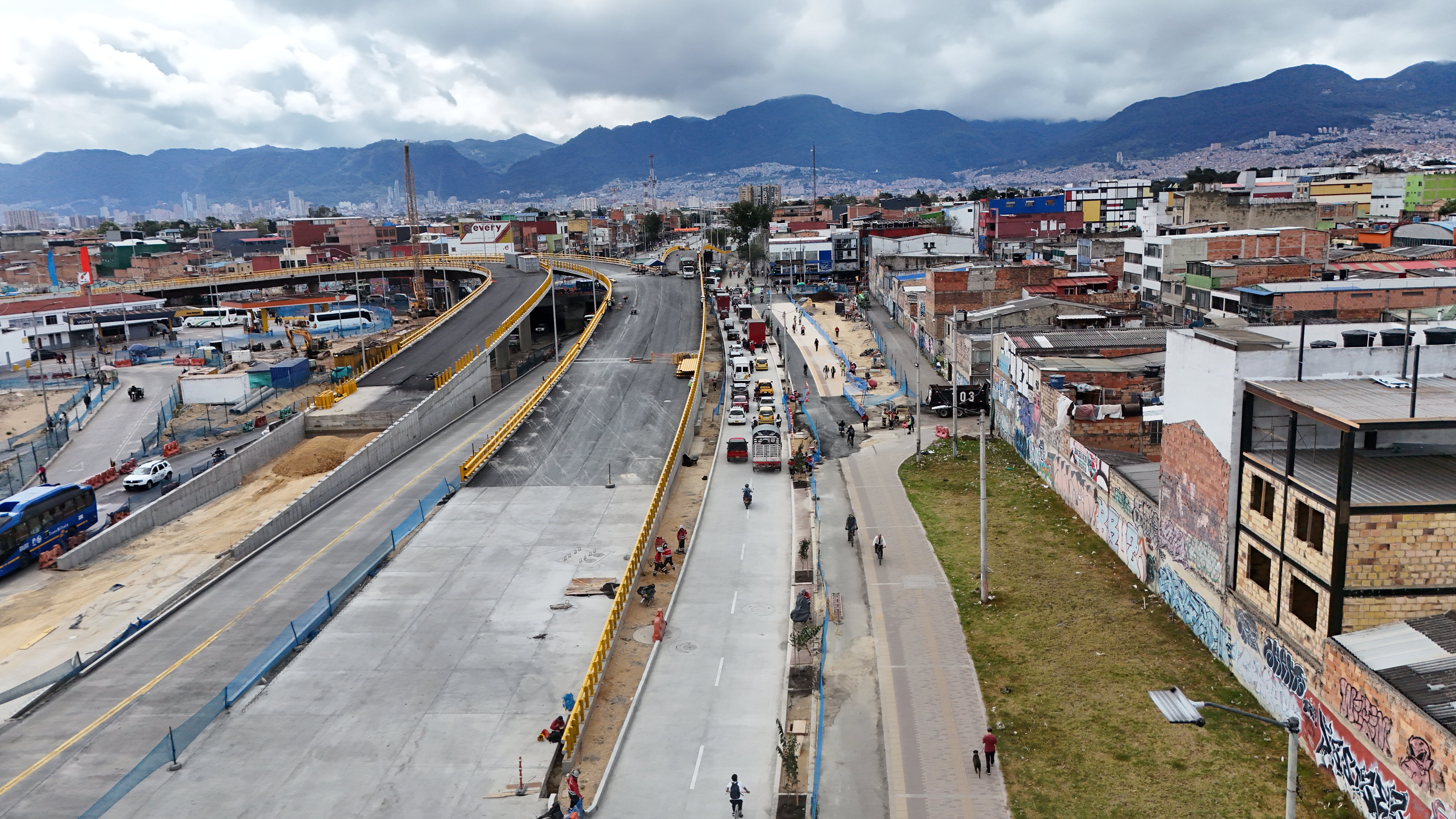Bogotá tendrá cierres viales y cambios de movilidad desde el 31 de agosto de 2026 por las obras de la troncal Transmilenio de la avenida carrera 68 en la autopista sur - crédito IDU/Secretaría de Movilidad