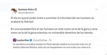 El presidente Gustavo Petro intervino
