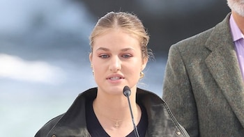 Leonor conquista Llanes con su discurso más marinero y un guiño a sus tradiciones: "¡Y por nombrarme Marinera de Honor!"