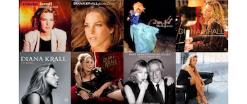 Parte de la rica discografía