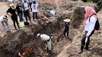 Las fosas clandestinas encontradas por