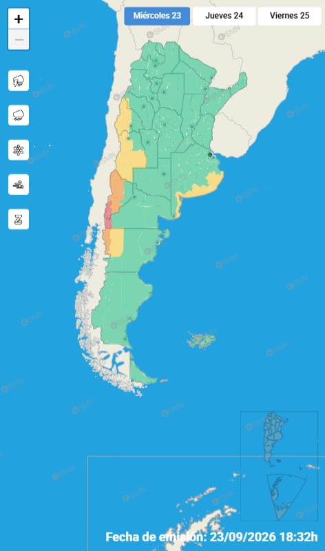 Los suelos saturados por las lluvias previas incrementan el peligro de aludes y deslizamientos de tierra sobre las rutas.