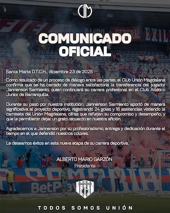 Así se confirmó la llegada