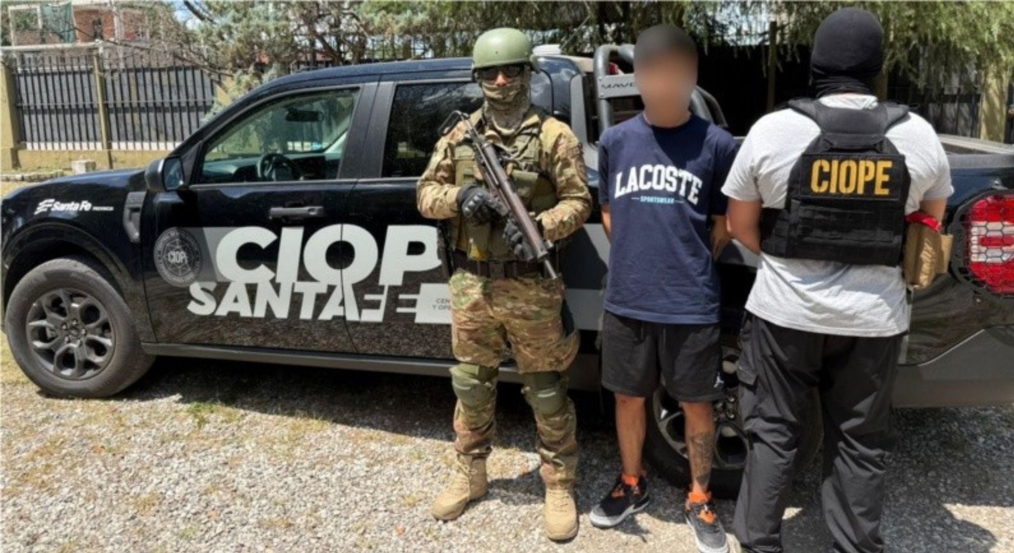 El joven de 21 años era buscado por asociación ilícita (Gentileza: Rosario3)