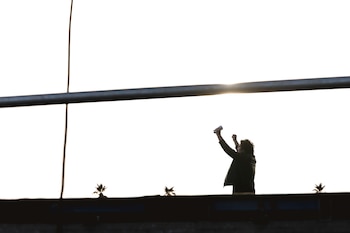 Javier Milei en el evento