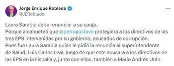 Jorge Enrique Robledo, enérgico en