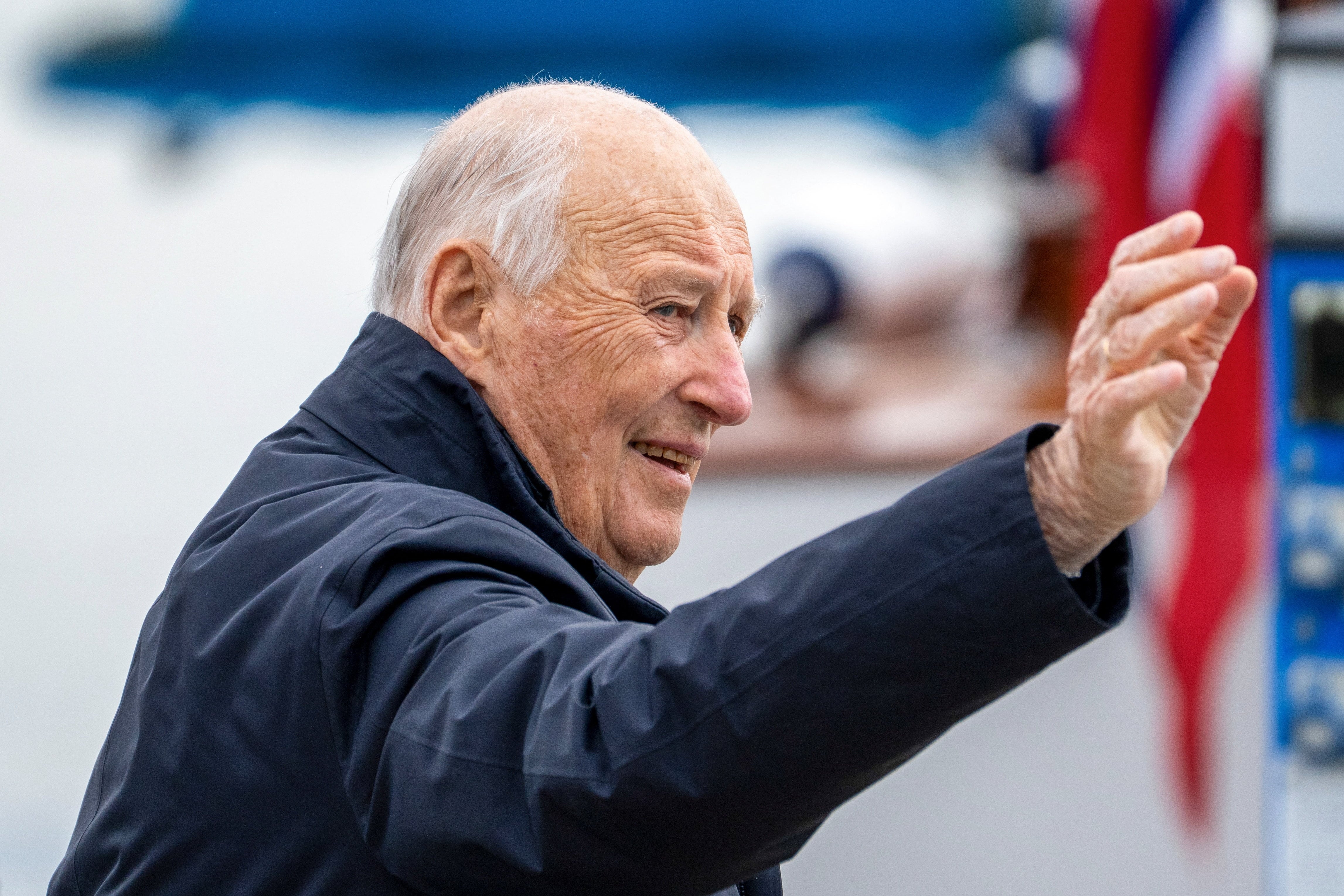 El rey Harald en una imagen de archivo. (NTB/Cornelius Poppe via REUTERS)