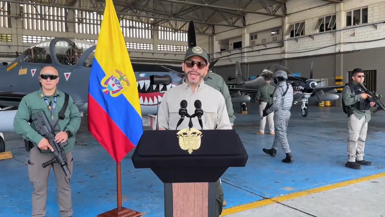 El presidente Abelardo de la Espriella emitió un fuerte discurso en contra de los criminales que operan en Colombia - crédito @ABDELAESPREILLA/X