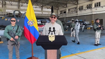 El presidente Abelardo de la Espriella emitió un fuerte discurso en contra de los criminales que operan en Colombia - crédito @ABDELAESPREILLA/X
