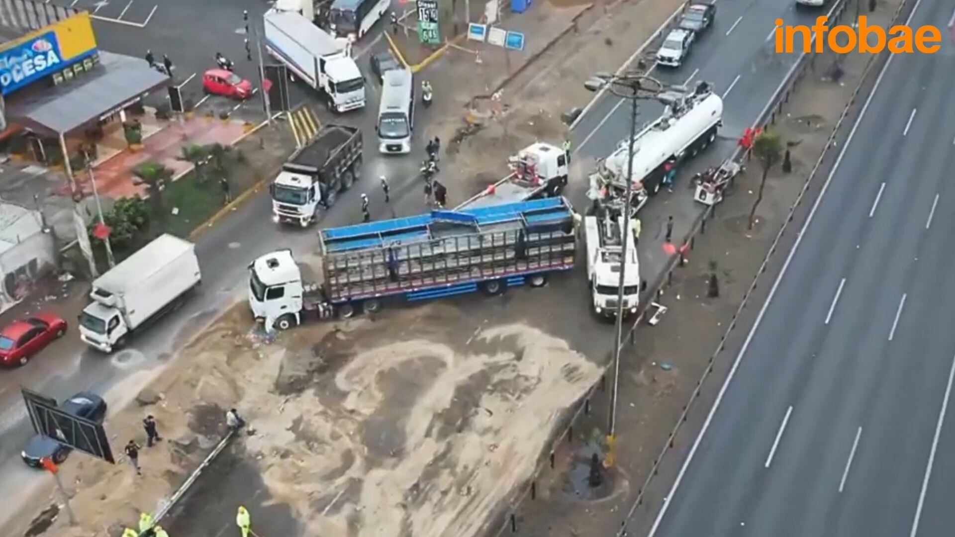 La Municipalidad Metropolitana de Lima restringió la circulación de camiones de carga en la Panamericana Sur para reducir accidentes y mejorar la seguridad vial.