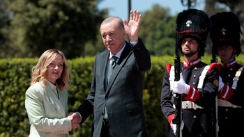 Meloni y Erdogan se reunieron