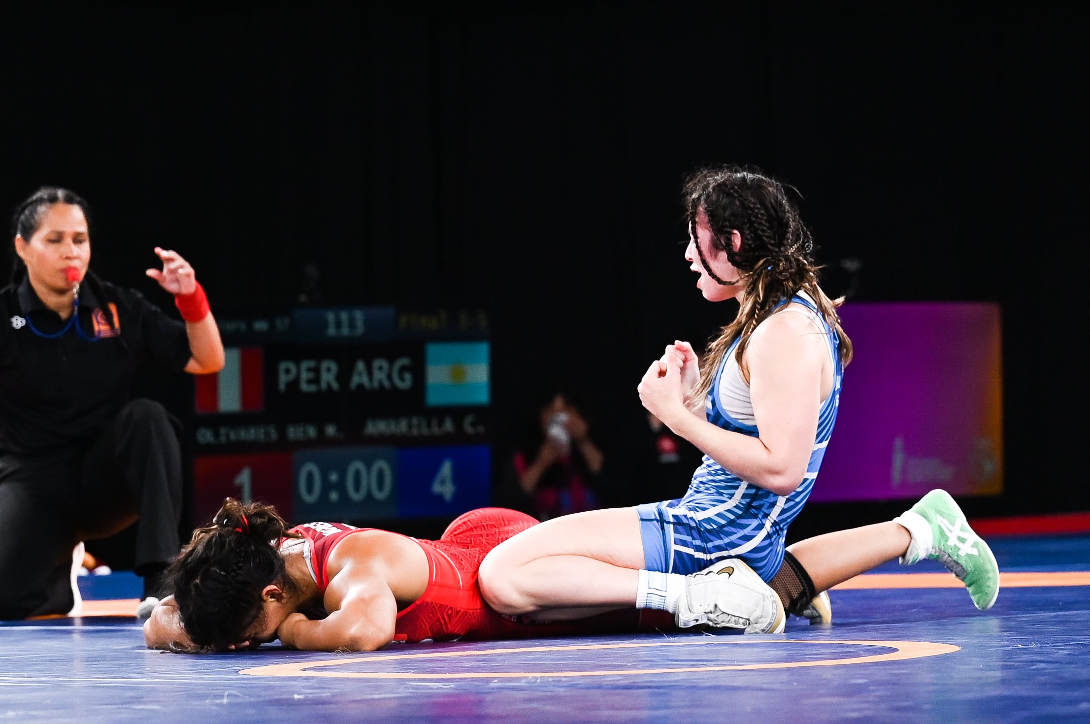 La argentina Camila Amarilla obtuvo el bronce en lucha (Secretaría de Deporte y Turismo Rosario)