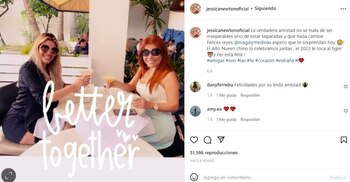 Jessica Newton niega enemistad con