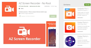 App AZ Screen Recorder. (foto: Google Play Store)