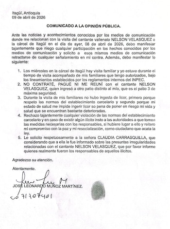 Carta de alias Douglas
