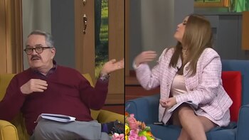 Tras un tiempo de vacaciones, el polémico conductor regresó al foro de TV Azteca y reclamó el tiempo que la periodista ha estado frente al reflector.
Pedro Sola, Linet Puente