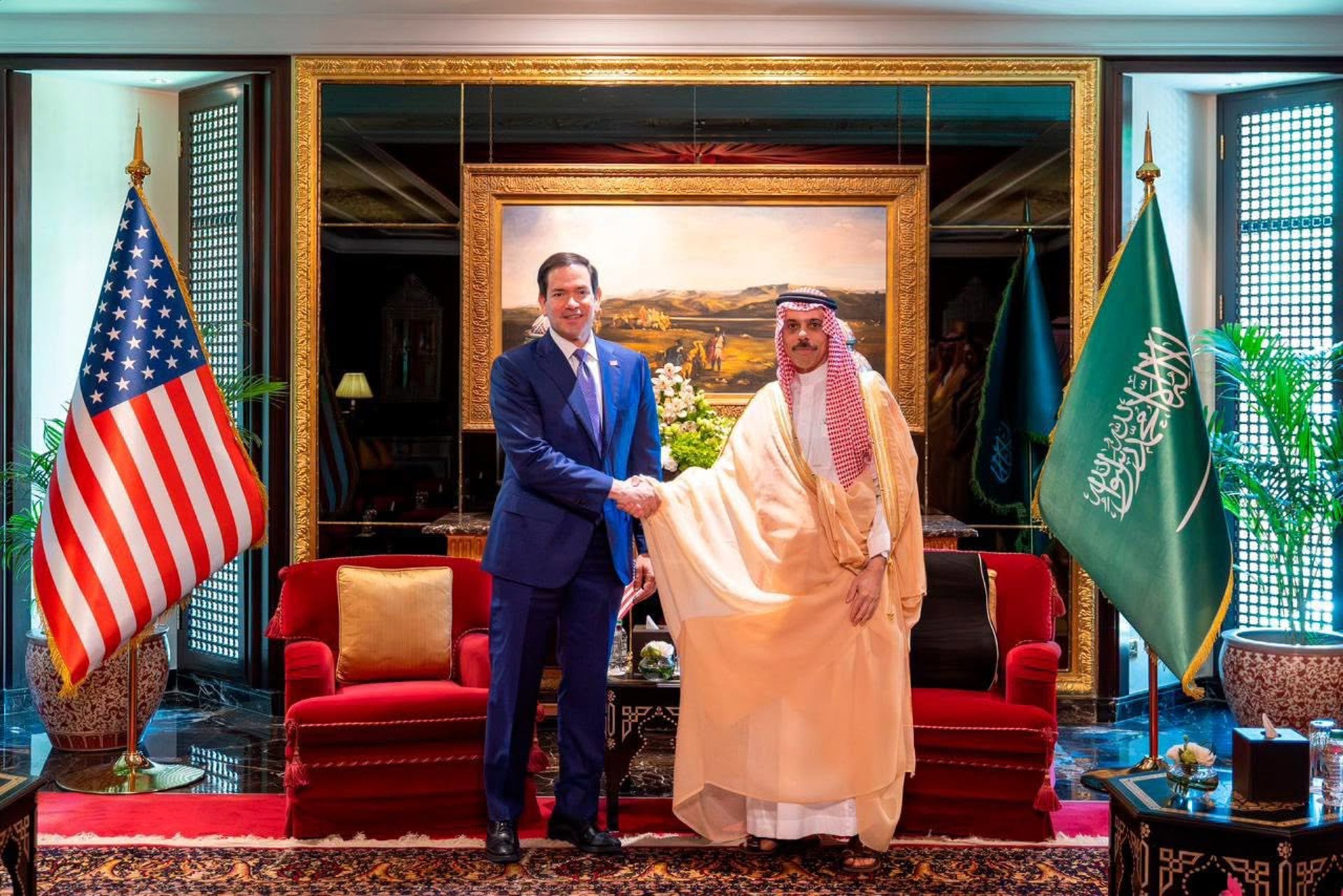 25/06/2026 June 25, 2026, Saudi Arabia: Saudi Foreign Minister Faisal bin Farhan meets with his US counterpart Marco Rubio on the sidelines of the ministerial meeting between the Gulf Cooperation Council (GCC) and the United States in Manama, Bahrain, June 25, 2026
POLITICA
Europa Press/Contacto/Saudi Press Agency
