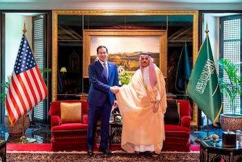 25/06/2026 June 25, 2026, Saudi Arabia: Saudi Foreign Minister Faisal bin Farhan meets with his US counterpart Marco Rubio on the sidelines of the ministerial meeting between the Gulf Cooperation Council (GCC) and the United States in Manama, Bahrain, June 25, 2026
POLITICA
Europa Press/Contacto/Saudi Press Agency