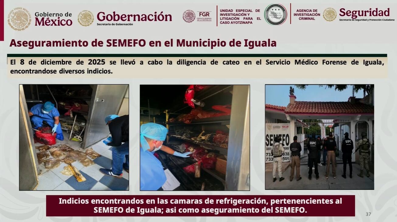 Caso Ayotzinapa: nuevos indicios vinculan funeraria y SEMEFO; hay 7 detenidos