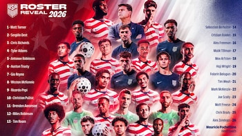 Estados Unidos revela su lista oficial para el Mundial 2026: Pulisic, McKennie y Alejandro Zendejas encabezan convocatoria