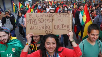 Manifestaciones en Bolivia contra los