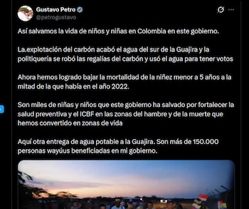 El presidente aseguró que ha